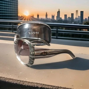 Gafas de sol Gucci Butterfly GG 2932/S RDZLF 60/15 125 Italia marcos brillantes - Imagen 1 de 17