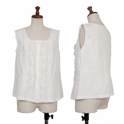 Camisa sin mangas con volantes talla M (K-134293) robe de chambre COMME des GARCONS Foto 1 de 4