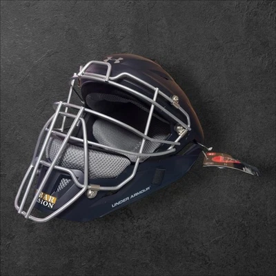 Under Armour UA Converge Pro 蓝色捕捉头盔 尺寸 6 1/4 - 7 UAHG3A-1 全新带标签 — 第 1/4 张图片