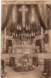CPA  Carte Postale France  Saint-Colombin    Inauguration du Monument des Morts - Picture 1 of 2