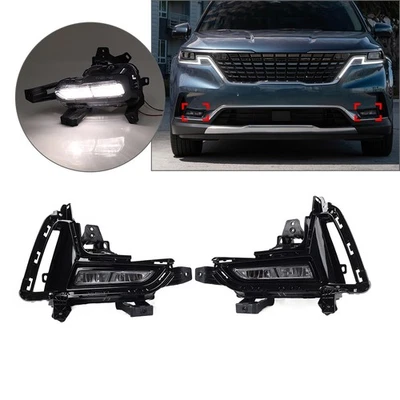 Front Bumper Daytime Running Light Fog Lamp For Kia Carnival 2022-2024 22 - Image 1 of 4