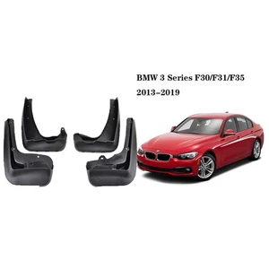 4pcs Heavy Duty Molded Splash Mud Flaps Guards Fenders For BMW 3 Series F30 F31 - Picture 1 of 6