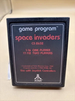 Atari Space Invaders Game Program Cartridge Only Vintage Video Game Shooter 1980 - Image 1 of 4
