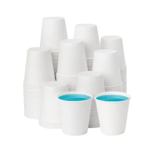 300 Pack 3 oz Paper Cups for Bathroom Disposable Mouthwash Cups Small Paper Cups - Picture 1 of 6