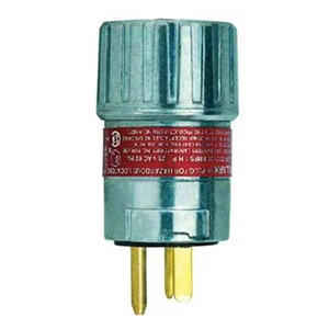 Hubbell  Plug,20A,2P,3W,UL E91049/E53660,Alu,125V UGP-20231QW Hubbell - Picture 1 of 1