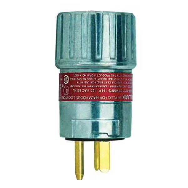 Hubbell  Plug,20A,2P,3W,UL E91049/E53660,Alu,125V UGP-20231QW Hubbell - Image 1 of 1