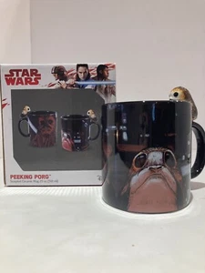 Star Wars Peeking Porg 20 oz. Sculpted Ceramic Mug Gift Coffee Chewbacca Chewie - Picture 1 of 5