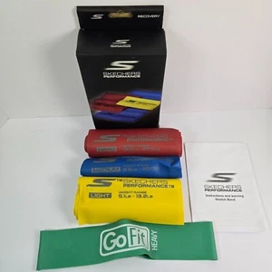 Skechers Sport 3er Pack Widerstandsbänder mit GoFit Heavy Band - Bild 1 von 2