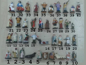 40 pastores terracota navidad pastori terracotta 4 cm nativita presepe - Picture 1 of 1