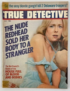 True Detective Magazin, Mai 1972, Vintage True Crime Stories, Zellstoff - Bild 1 von 5