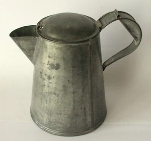 Antique tin country stove cook-top coffee pot rustic Americana - Picture 1 of 4