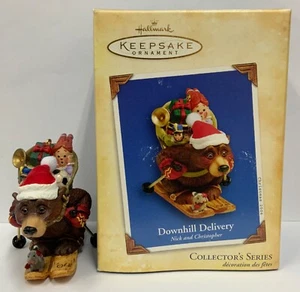 Hallmark Keepsake Christmas Tree Ornament Downhill Delivery Nick and Christopher - Picture 1 of 13