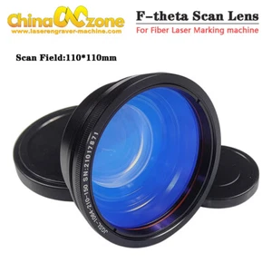 Lente de campo de escaneo F-theta 110*110 para máquina grabadora de marcado láser de fibra de 1064 nm - Imagen 1 de 9