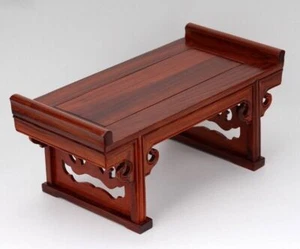 Rosewood Altar Table Religion Spirituality Tablet Stand God Buddha Icon Rack - Picture 1 of 9