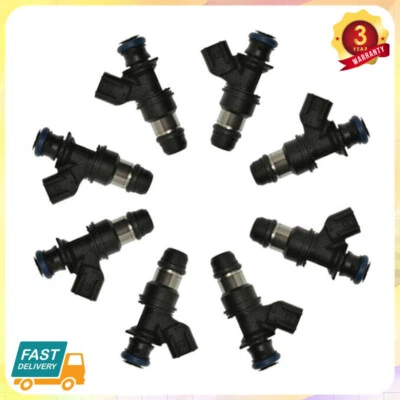 Set of 8 Fuel Injectors For Chevrolet Silverado 1500 2007 2008 2009 4.8L 5.3L V8 Foto 1 de 4
