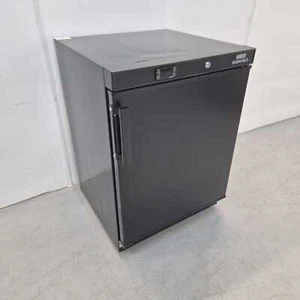 Single Door Under Counter Fridge 150 Litre Black Chiller Commercial Nisbets E... - Picture 1 of 10
