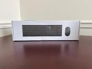 2.4G Wireless Keyboard & Mouse Combo Black Windows VK15-3 - Picture 1 of 4