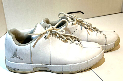 Nike Air Jordan Team Elite 2 Low TE2 Big Kids 5Y o Donna 6.5 Triple White