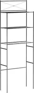 over the Toilet Storage, Metal Bathroom Storage Organizer with 3 Shelves, Easy A - Picture 1 of 6