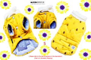 Ambaby Small Dog Puppy Winter Jacket Pullover Jumper Sweater Coat Jacket Clothes - Picture 1 of 5