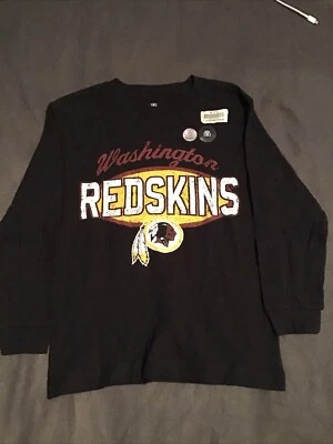 Washington Redskins Long Sleeve Thermal Kids Size S, New With Stickers NFL Licen - Image 1 of 4