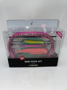 Walgreens Mini Face Kit 4 Pieces Skin Tool Mini Tweezer Razor Silicone Pad Case - Picture 1 of 2