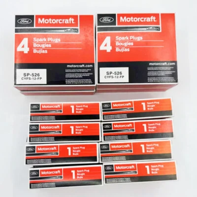 16x  SP526 Motorcraft Spark Plugs for Ford F-150/ F-250 F-350 E-350 Super Duty - Imagem 1 de 4
