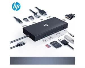 HP 1C1Y5AA Travel USB-C Portable docking station Muliti port HUB -4K VGA - Picture 1 of 5
