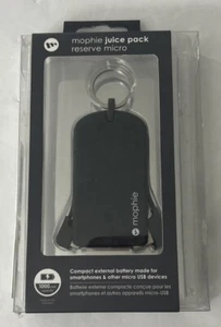 Mophie Juice Pack Reserve Micro USB Battery Smartphones 1,000mAh Portable Black - Bild 1 von 3