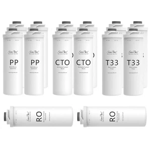 SimPure T1-400 UV sotto lavandino RO ricambio filtro acqua PP+RO set 2 anni - Foto 1 di 9