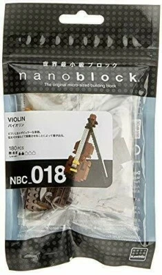 Nanoblock NAN-NBC018 Violin Building Set Micro Building Blocks New Free Ship - Image 1 of 4