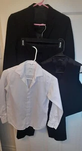 boy's Calvin Klein black 4-piece Suit 12 regular - Excellent Condition - Picture 1 of 13