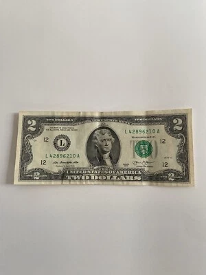 Billete De 2 dólares de 2013 - Image 1 of 3