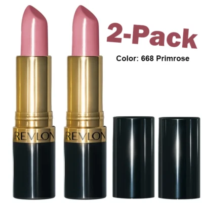 2-Pack Revlon Beautiful Super Lustrous Lipstick, 668 New Primrose, New & Sealed! - Image 1 of 4