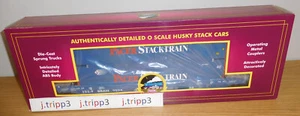 MTH PREMIER 20-95175 PACER STACKTRAIN INTERMODAL HUSKY STACK CAR O SCALE TRAIN - Picture 1 of 3