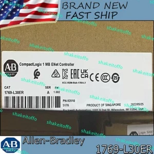 New Factory Sealed Allen-Bradley 1769-L30ER/A CompactLogix 1 MB ENet Controller - Picture 1 of 5