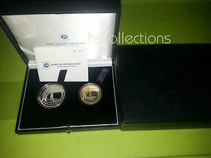 Malaysia Jupem Proof Coin Set of 2 2010 Rare - Picture 1 of 3