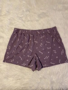 Pantalones cortos de pijama Sonoma para mujer talla grande púrpura - Imagen 1 de 8