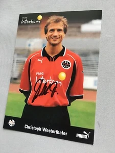 CHRISTOPH WESTERHALER Eintracht Frankfurt signed Autogrammkarte 10x15  - Picture 1 of 1