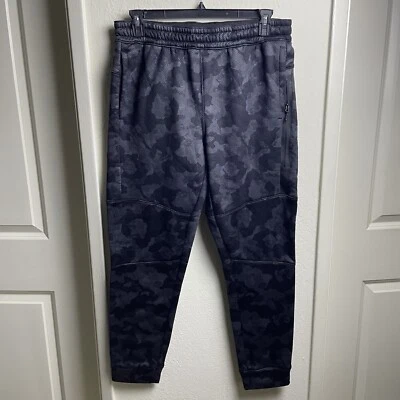 Spalding Sweatpants Men's Size Large Black/Gray Camo Skinny Fit Jogger Pants - Image 1 of 4