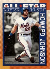 1990 O-Pee-Chee New York Mets Baseball Card #399 Howard Johnson AS