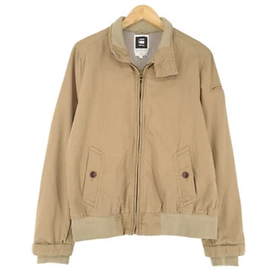 G-Star Casual Jacket Men Cotton Linen Beige Fv0 Size L - Picture 1 of 10