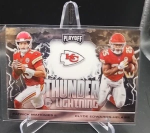 2020 Panini Playoff Patrick Mahomes II / Clyde Edwards-Helaire #TL-2 - Picture 1 of 2