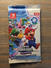 SUPER MARIO BROS WONDER TRADING CARDS SEALED PACK - NEW UNOPENED *FREE SHIPPING*