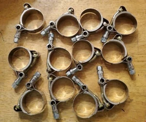 12-Pk 1-1/2" Trash Pump Water Suction/ Discharge Clamps - Picture 1 of 4