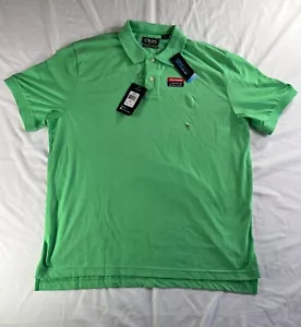 Chaps Natural Stretch Green Cool Max Short Sleeve Polo Shirt Size XL NEW NWT - Picture 1 of 11