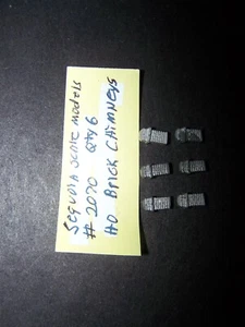 Sequoia Scale Models HO Brick Chimneys(QTY. 6) - Picture 1 of 5