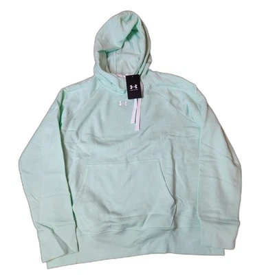 Under Armour Women’s Hoodie Large NWT Turquoise Cotton Blend - Image 1 of 4