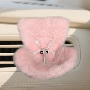 Puppenautositz kompatibel mit Labubu Display Zubehör für Auto Lüftung (rosa) - Bild 1 von 16