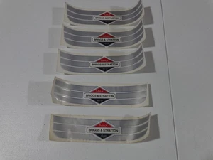 LOT OF 5 Briggs & Stratton Engine 4HP DECAL ORIGINAL GENUINE OEM NEW OLD STOCK - Picture 1 of 1